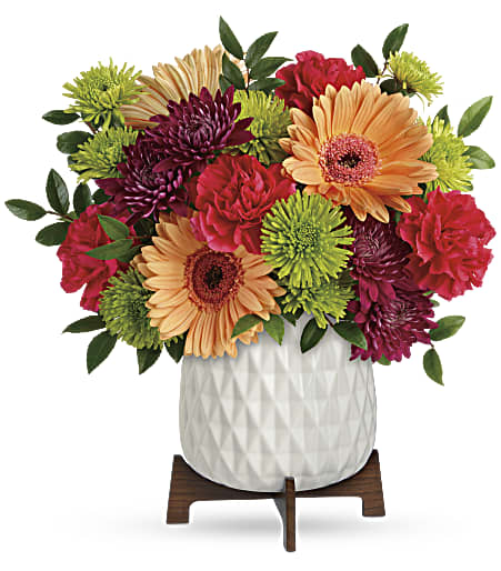 Mid Mod Brights Bouquet from Racanello Florist in Stamford, CT